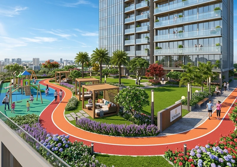 Seth Eraya Mulund Landscaped Gardens, Greenery and Wellness Zones
