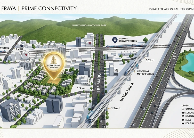 Seth Eraya Mulund Infrastructure, GMLR and Connectivity
